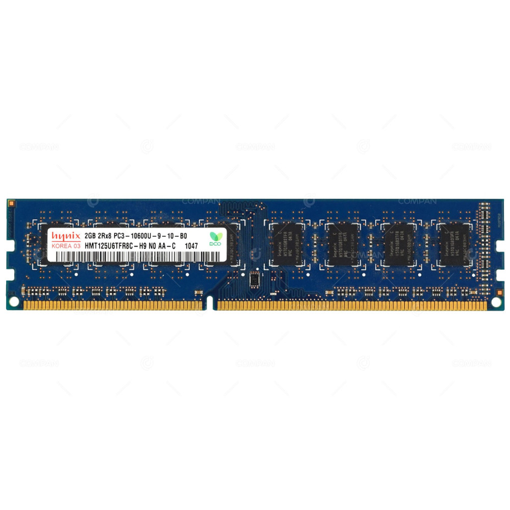 497157-D88 HP 2GB 2RX8 PC3-10600U DDR3 1333MHZ CL9 UNBUFFERED UDIMM -